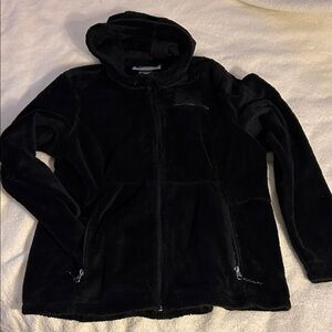 Free Country Black Plush Full-Zip Hoodie